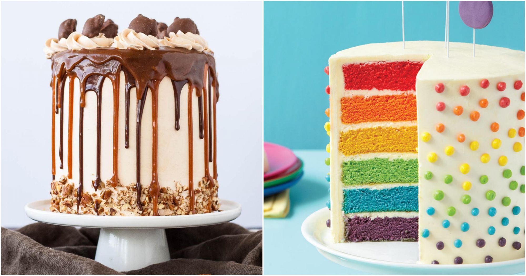 Layer Cake Chiffon Cake Naked Cake Rainbow Cake Etc Pequena Explica O Dos Diferentes