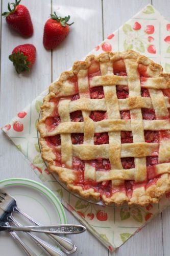 Tourte de morangos