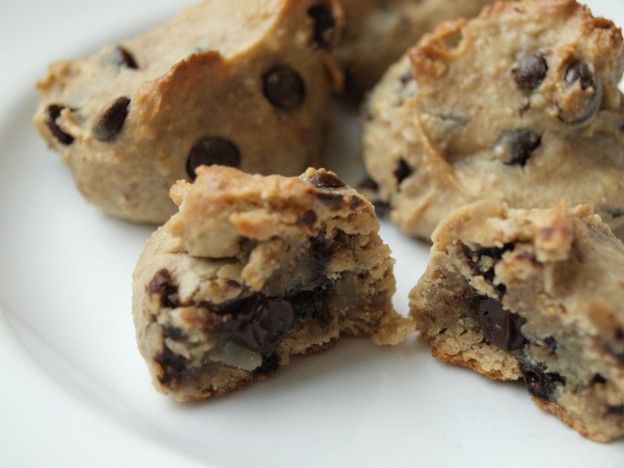 Cookies com pepitas de chocolate