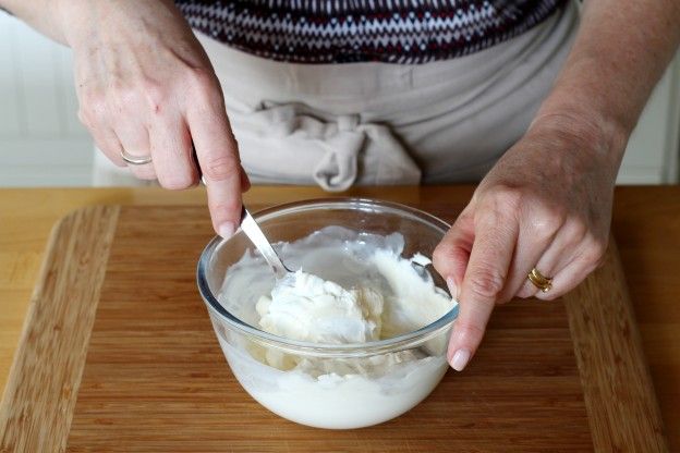 Preparar o creme