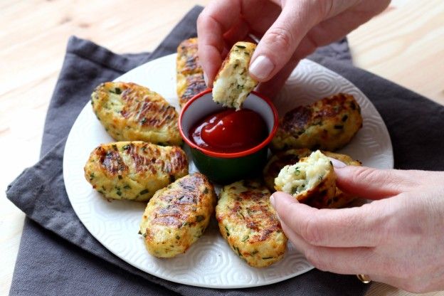 Croquete de couve-flor com parmesão