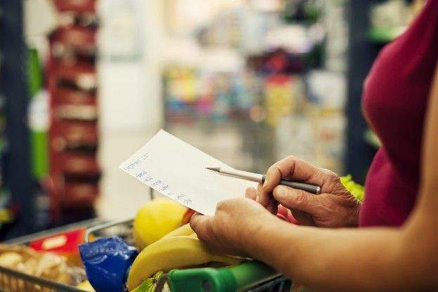 Os homens e a lista de compras