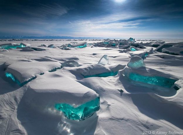 Lago Baikal, na Sibéria