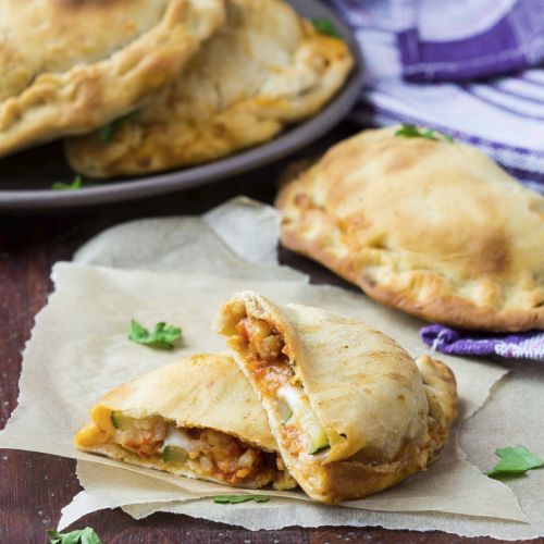 Mini calzone de queijo