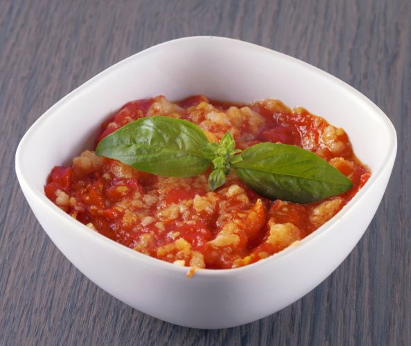 Pappa al pomodoro (Batatas ao molho)