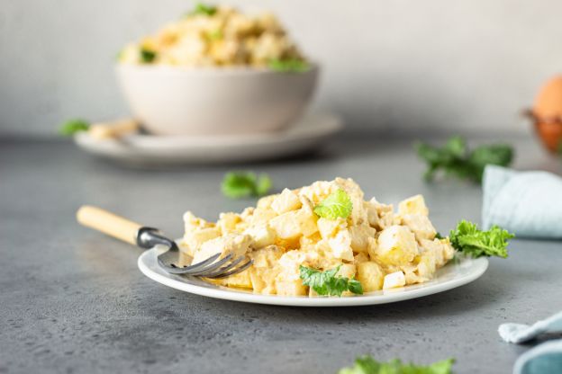 Salada de frango com hortelã