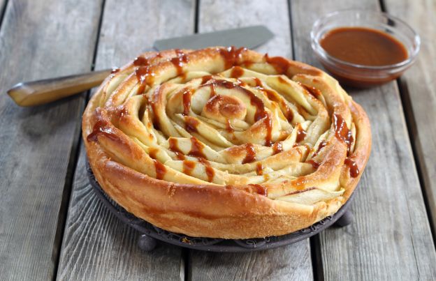 Pão Espiral de Maçã com Canela