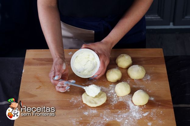 Preparação dos brioches