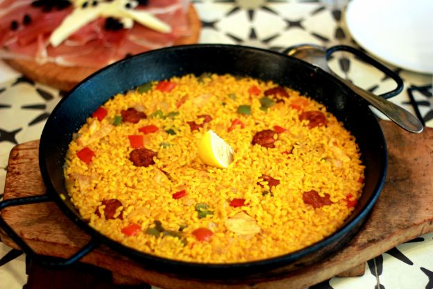 Arroz com linguiça