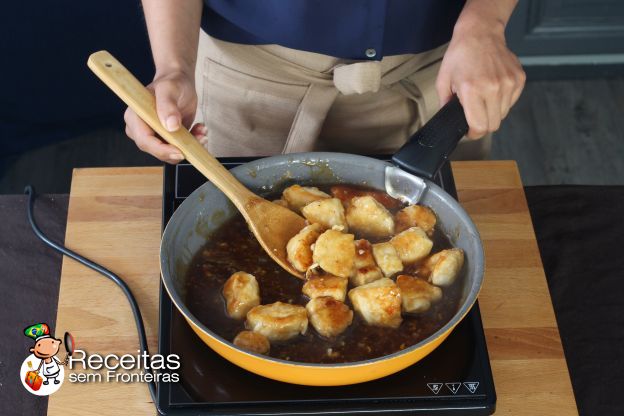 Preparação do frango