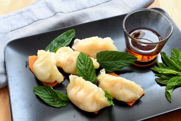 Gyoza de camarão