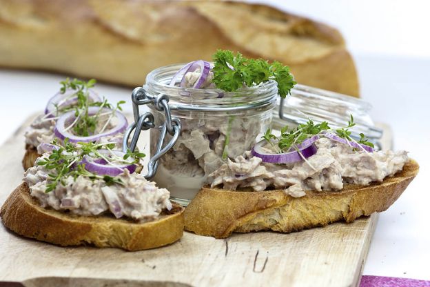 Rilletes e patês de atum