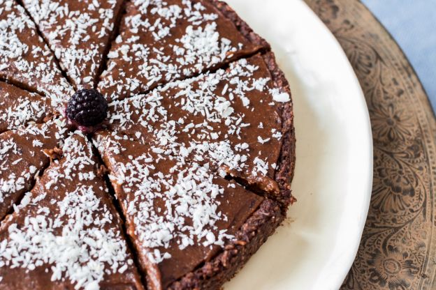 Bolo de chocolate com lentilhas