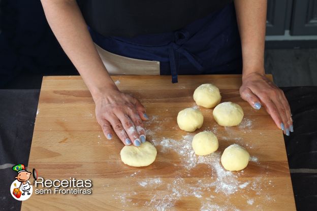 Preparação dos brioches