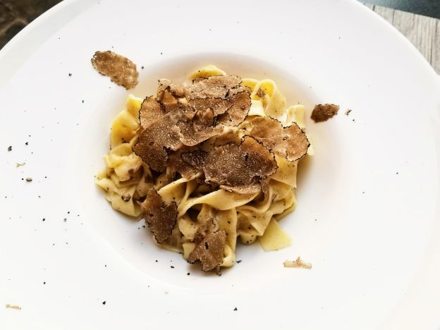 Fettuccini com trufas