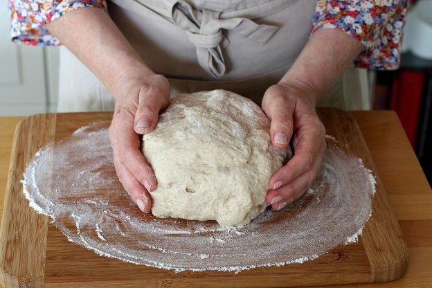 A massa para pão pita