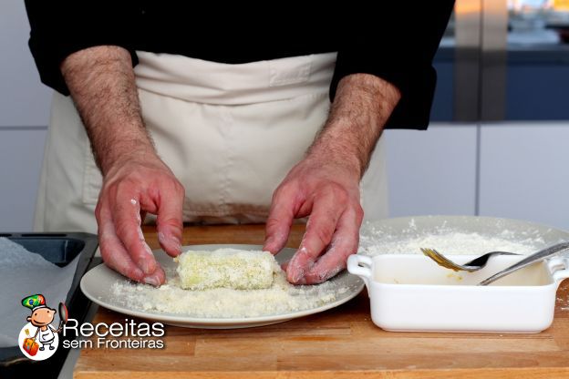 Preparação dos croquetes