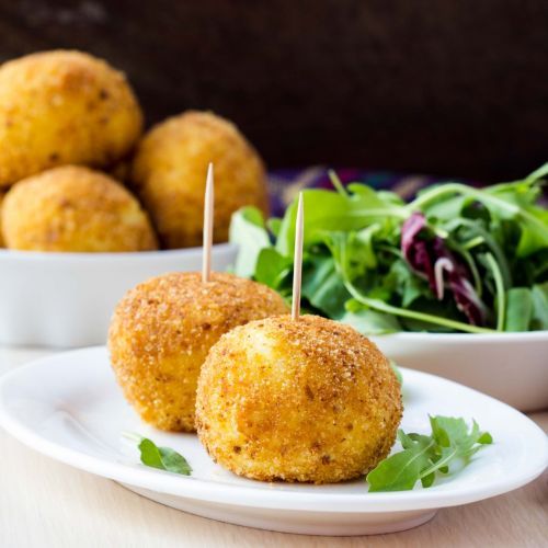 9. Croquetes de batatas assados