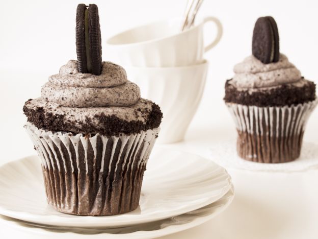 Cupcake de biscoito Oreo