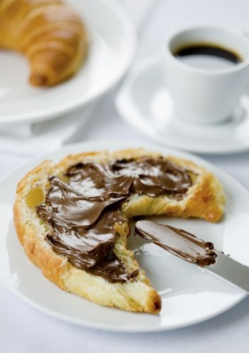 Croissant com Nutella