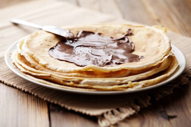 Crepes com farinha de castanhas