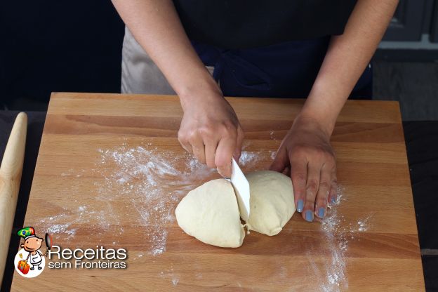 Preparação do pão