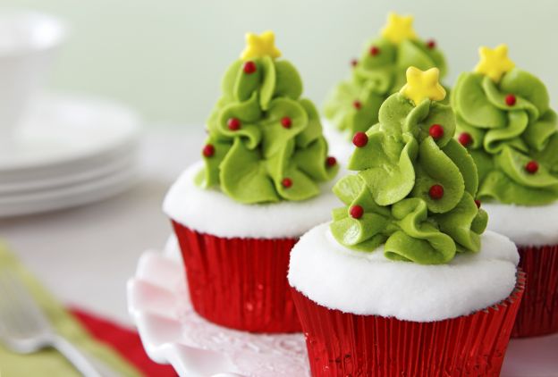 Cupcakes árvore de Natal