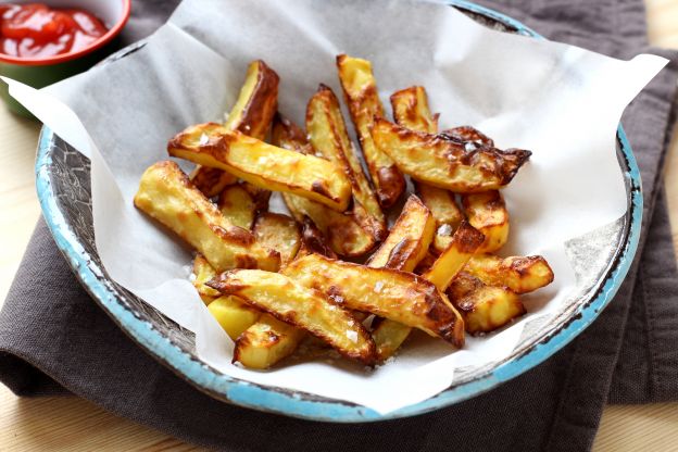 Fritas no forno parecem verdadeiras fritas