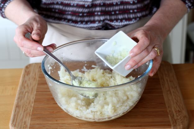 Colocar a cebola