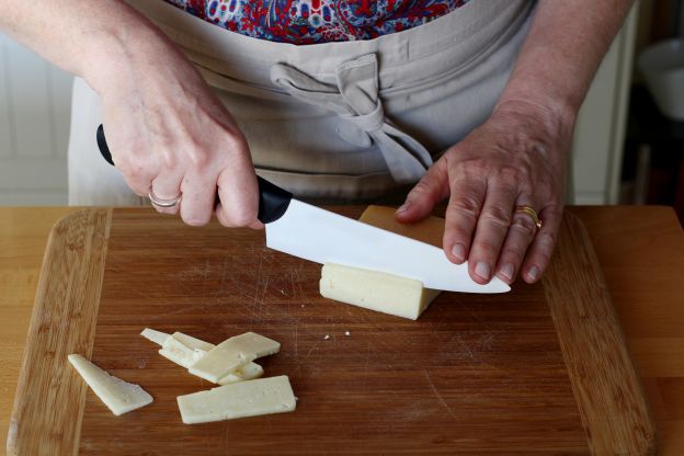 Corte o queijo