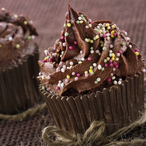 Cupcake de chocolate