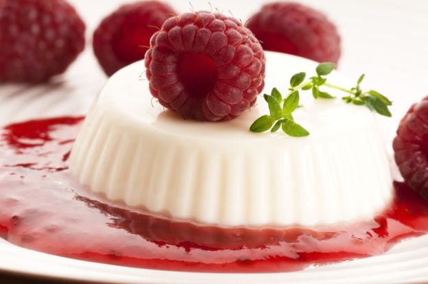 A panna cotta