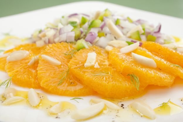 Salada de erva-doce e laranja