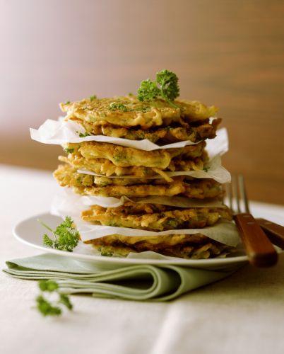 Sanduíche de galettes de batatas