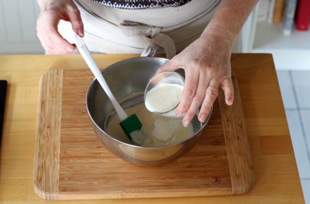 Preparar a ganache de véspera