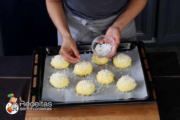 Preparação dos brioches