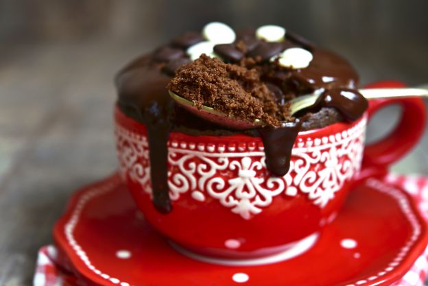 Mug cake de chocolate