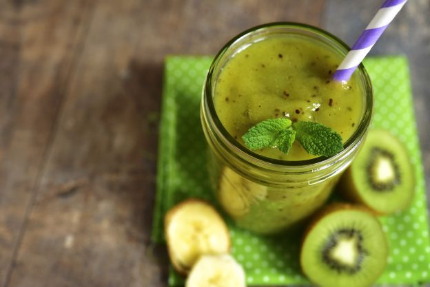 Smoothie de kiwi e banana