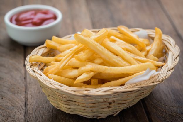 As deliciosas batatas fritas