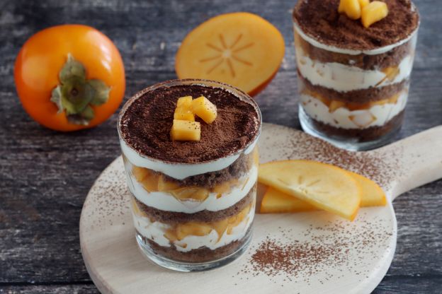 Tiramisu de caqui