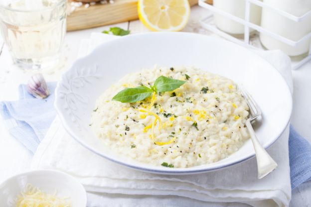 Risotto al limone (Risotto de limão)