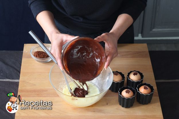 Preparação dos muffins