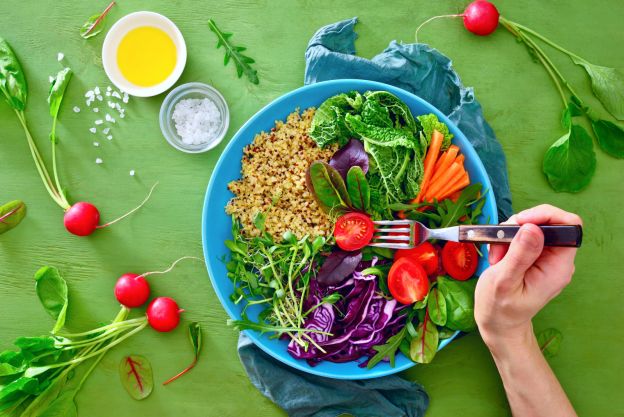 Salada de quinoa