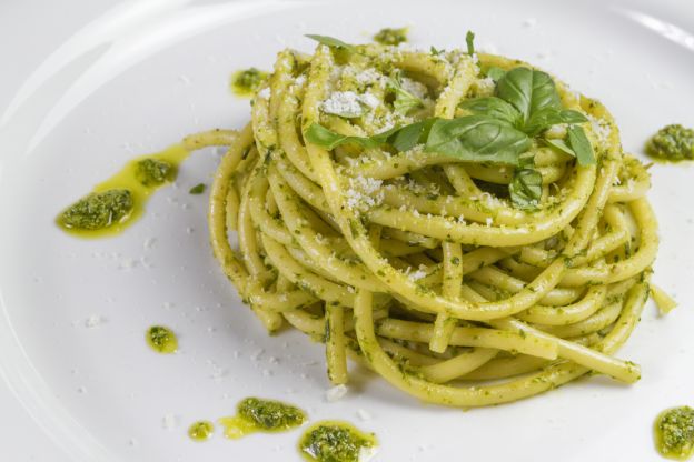 Pesto + água da massa