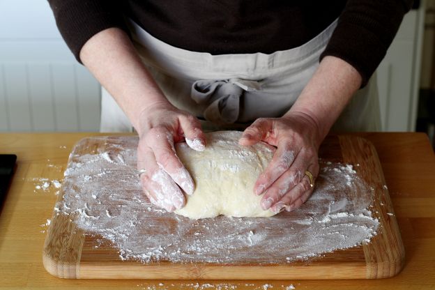 Sal na massa do pão, brioche ou pizza