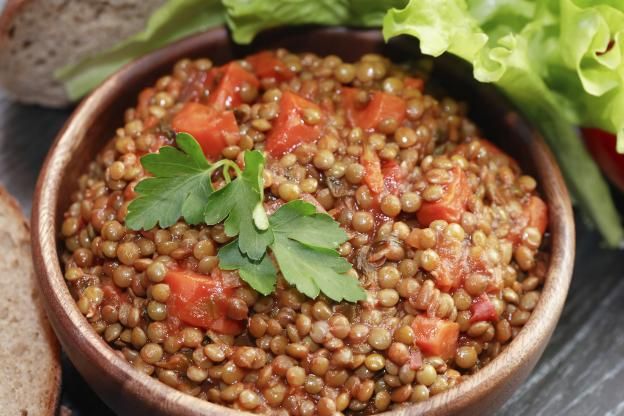 Guisado rápido de lentilhas