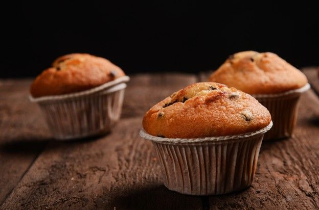 Muffins de pêssegos