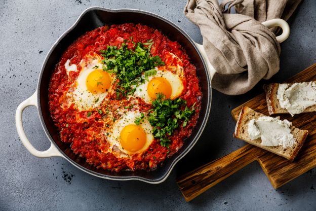 Shakshuka com batatas