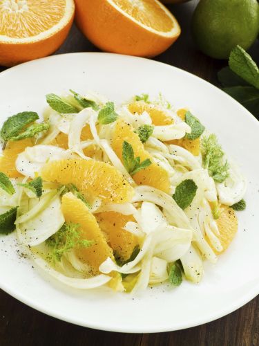 Salada de erva-doce e laranja