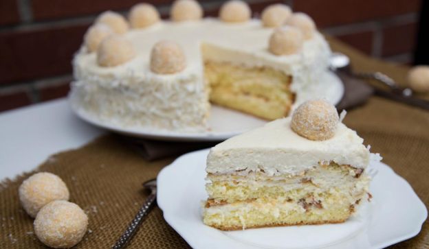 Torta Raffaello